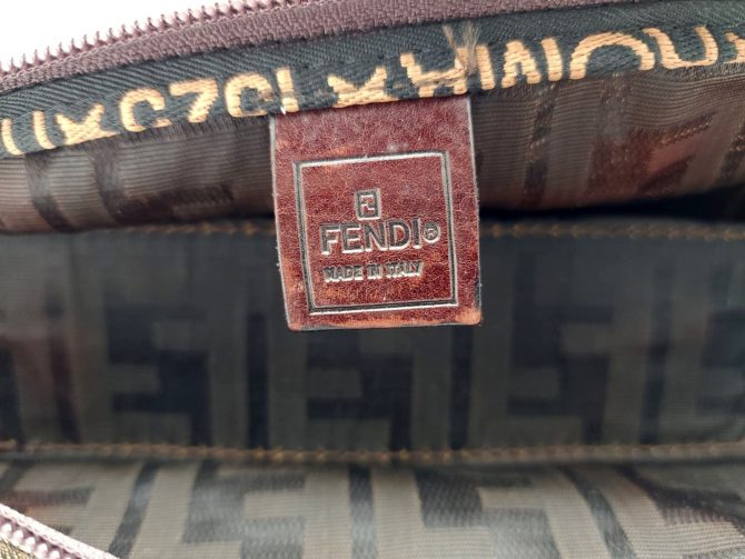 Fendi Zucchino Mamma Baguette Tote Bag - Image 13