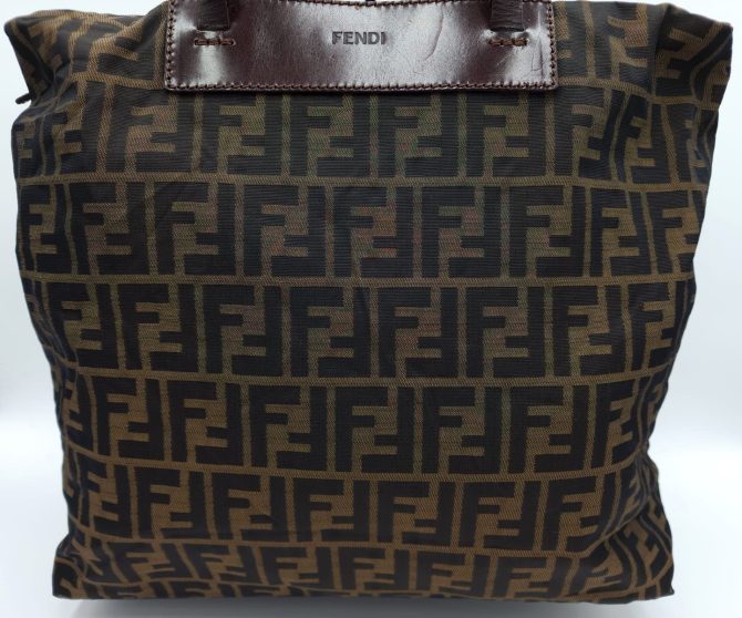 Fendi Zucchino Mamma Baguette Tote Bag - Image 5