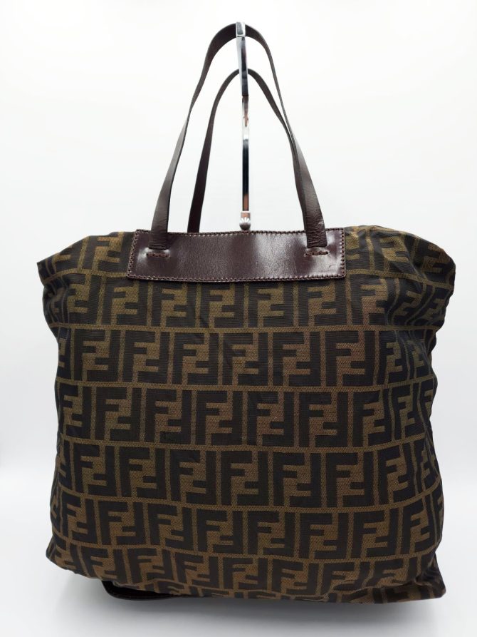 Fendi Zucchino Mamma Baguette Tote Bag - Image 7