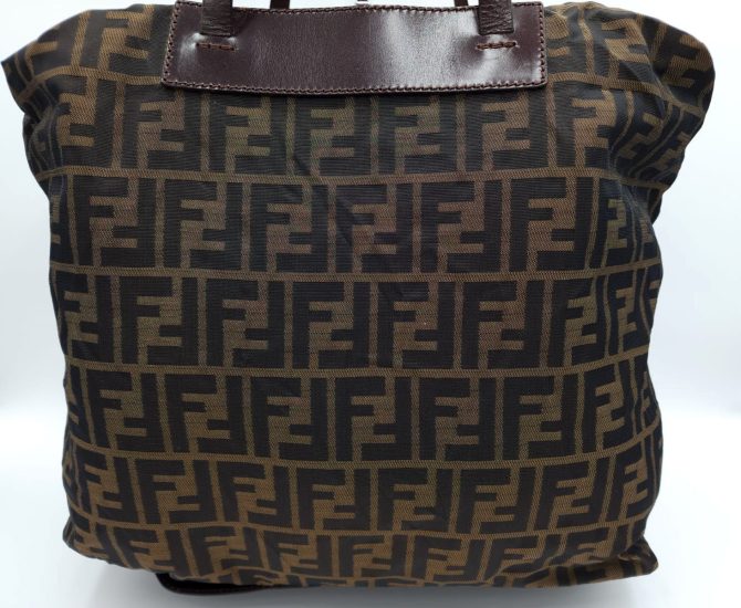Fendi Zucchino Mamma Baguette Tote Bag - Image 8