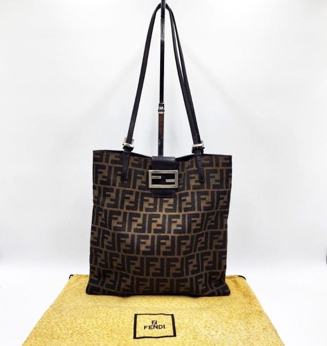 Fendi Mamma Zucchino Zucca Baguette Shoulder Bag