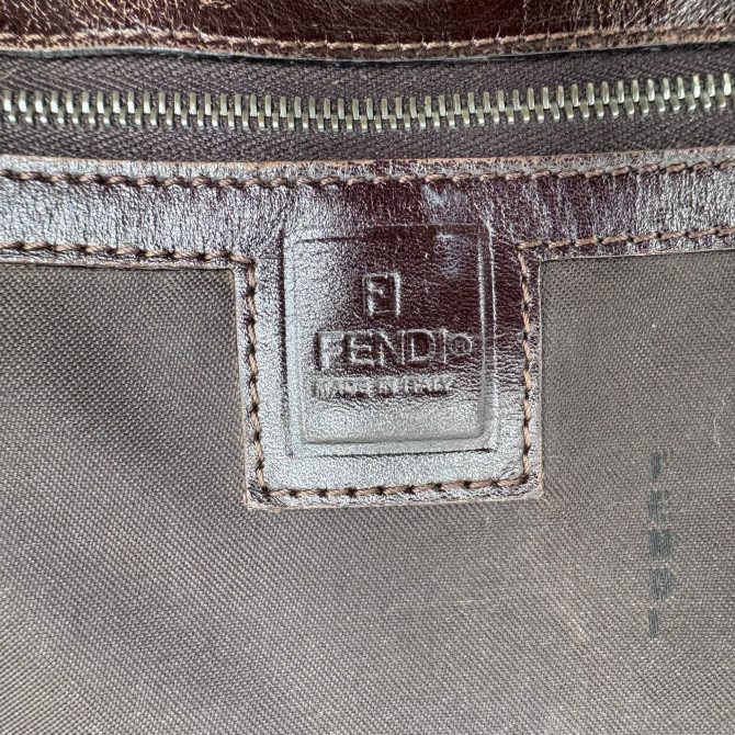 Fendi Mamma Zucchino Zucca Baguette Shoulder Bag - Image 3