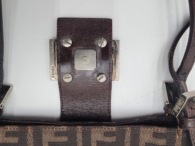 Fendi Mamma Zucchino Zucca Baguette Shoulder Bag - Image 8
