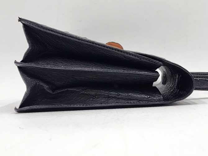 Christian Dior Diorever Vintage Ostrich Top Handle Handbag - Image 10