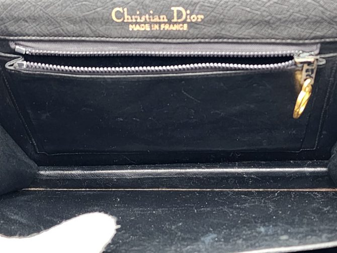 Christian Dior Diorever Vintage Ostrich Top Handle Handbag - Image 20