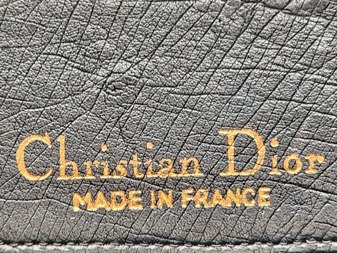 Christian Dior Diorever Vintage Ostrich Top Handle Handbag - Image 21