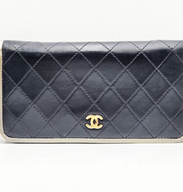 Chanel Quilted Stitch Long Wallet