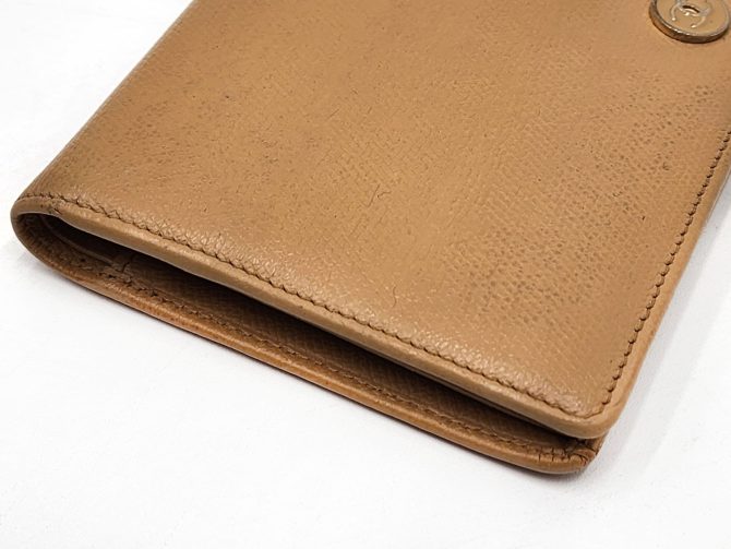 Chanel Beige Long Wallet - Image 11