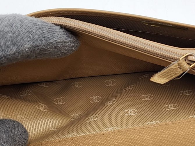 Chanel Beige Long Wallet - Image 18
