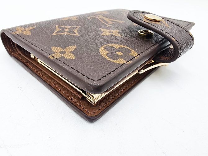 Louis Vuitton Monogram Wallet with Coin Compartment - Image 11