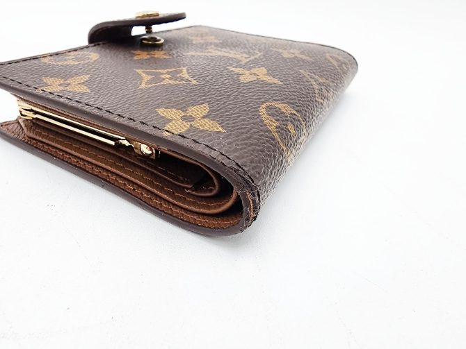 Louis Vuitton Monogram Wallet with Coin Compartment - Image 8