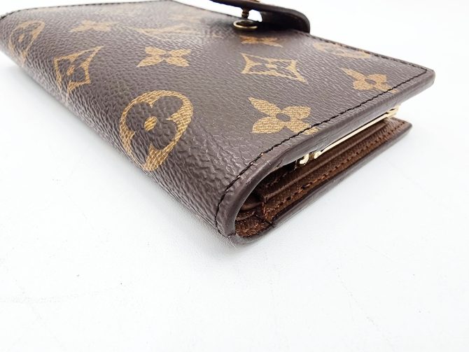 Louis Vuitton Monogram Wallet with Coin Compartment - Image 9